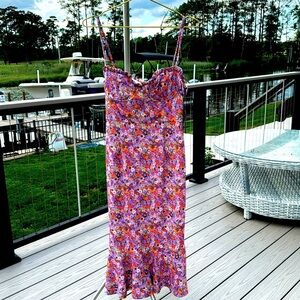 HUTCH Selene Ditsy Floral Mini Dress NWT